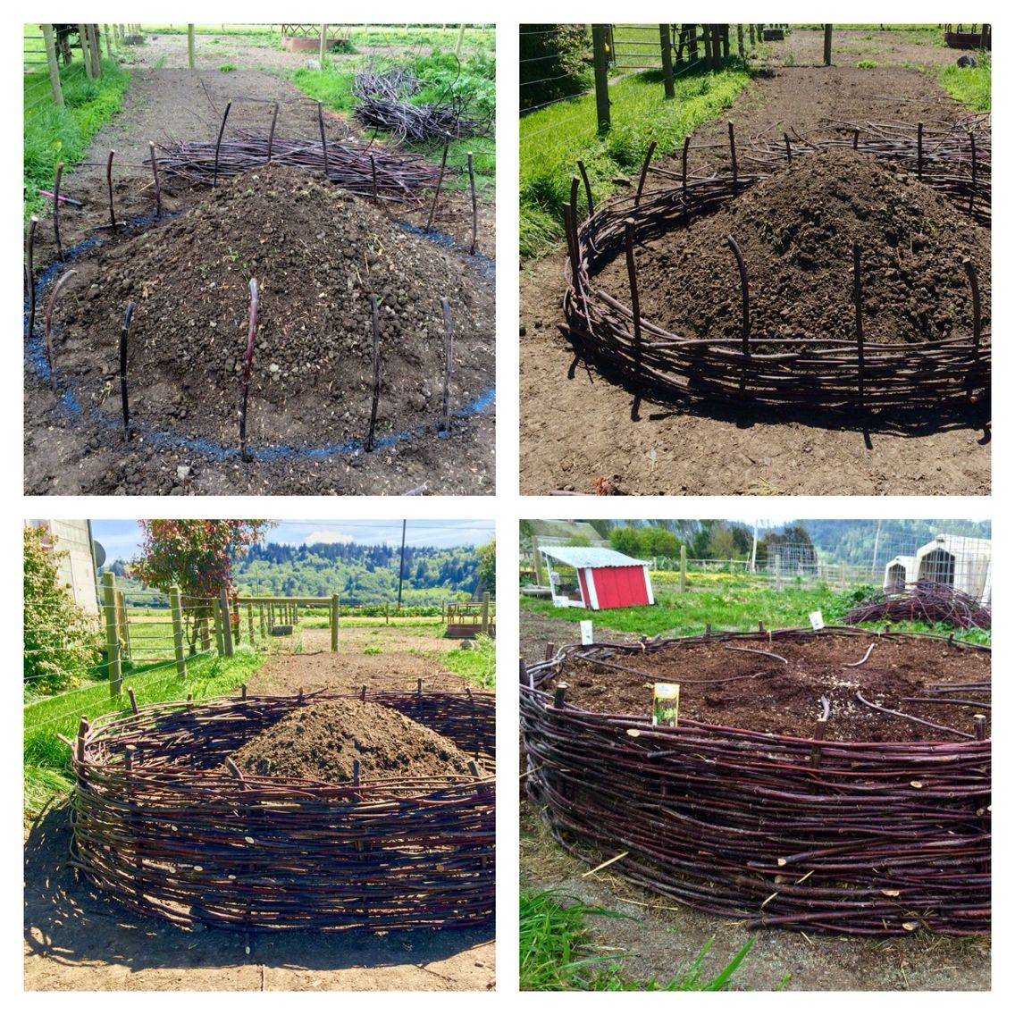 Natural Wood Raised Garden Diy Projects