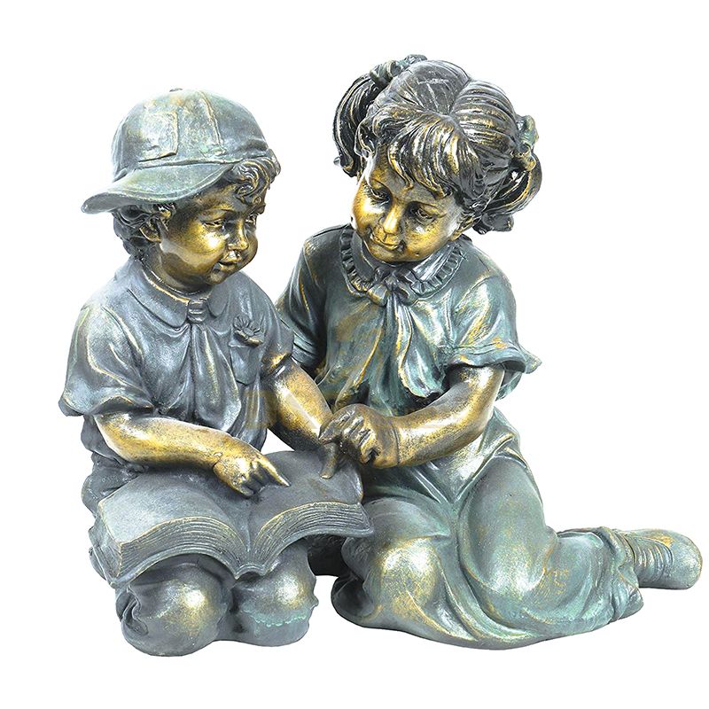 Outdoor Garden Decor Life Size Bronze Girl Reading Statue Buy Bronze