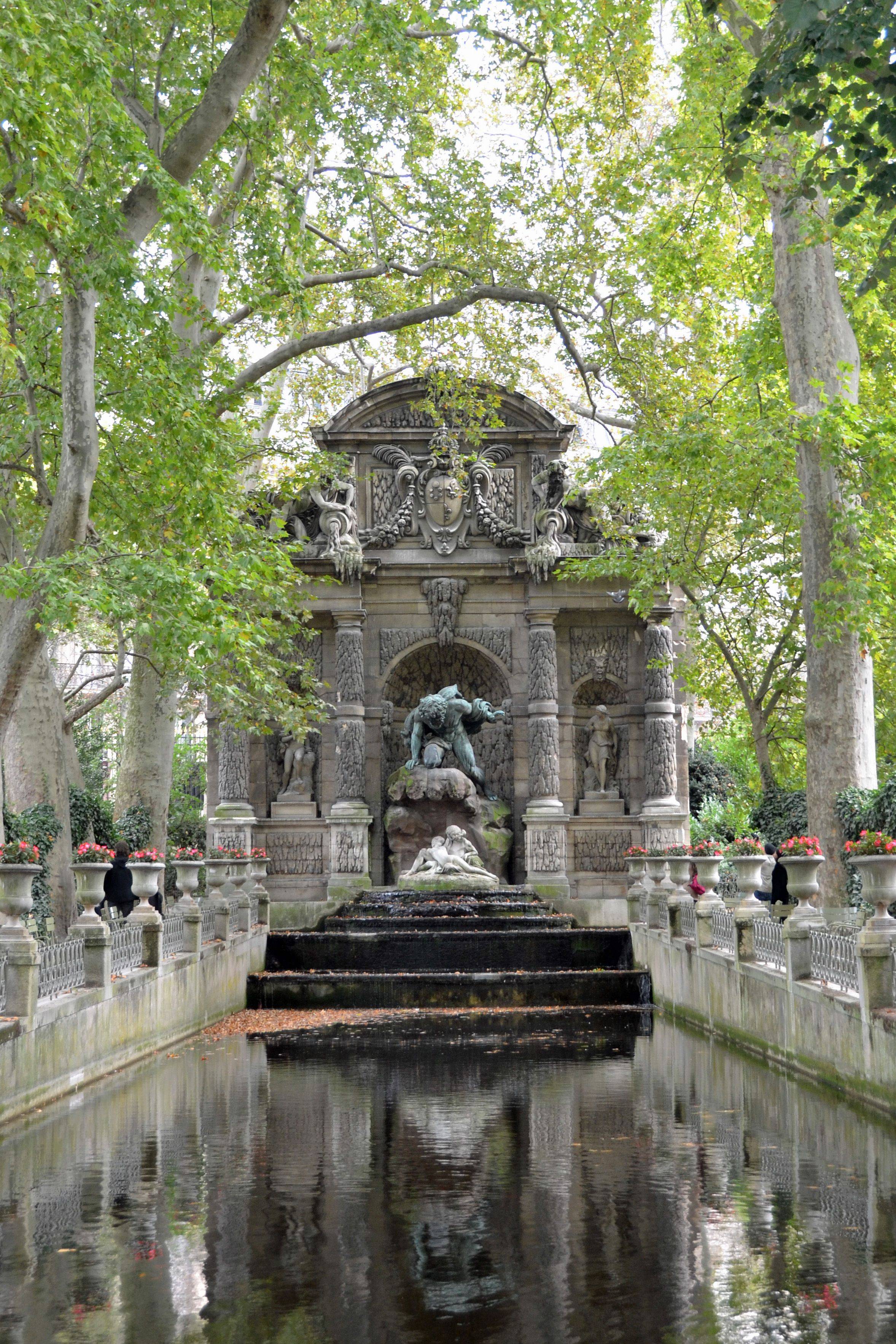 Medici Fountain Luxembourg Gardens Paris Ideas Pary Francja