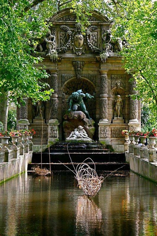 Medici Fountain Luxembourg Gardens Paris Ideas Pary Francja