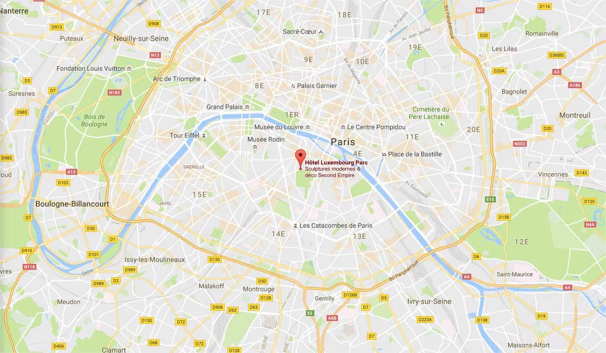 Luftaufnahme Und Hotels Von Paris