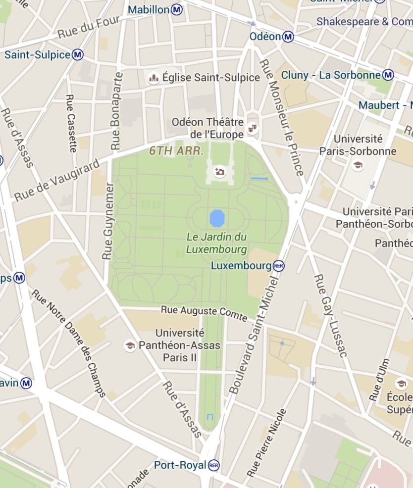 Paris Area Map