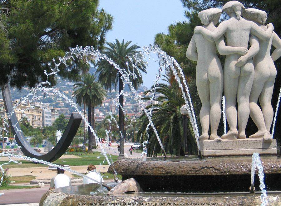 Fountain Of Nice France Editorial Image Image