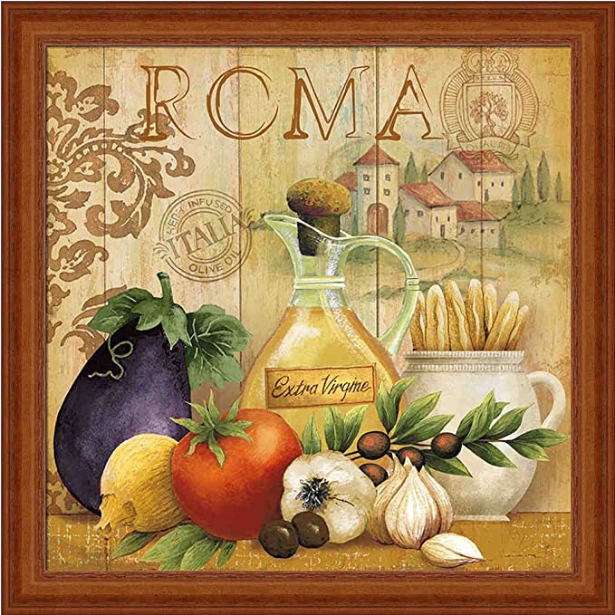 Italian Vegetable Garden Aldrovandi Botanical Wall Art Print