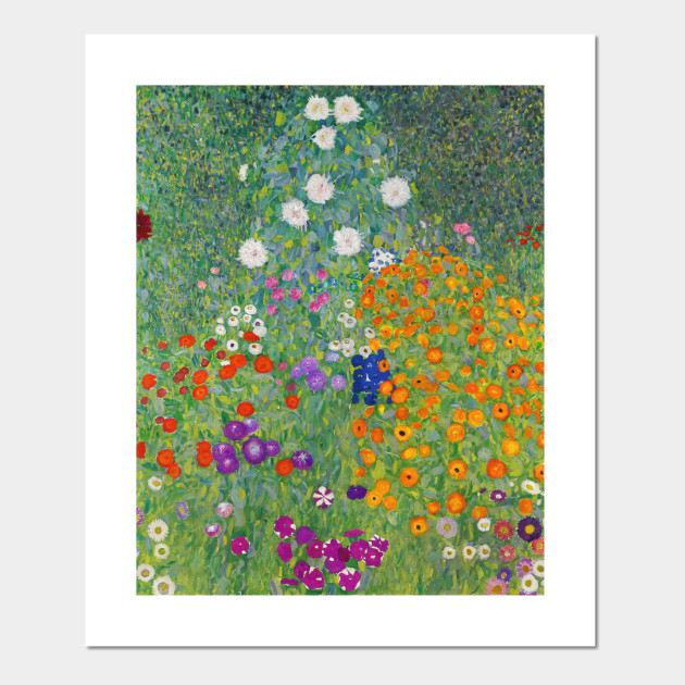 Gustav Klimt Flower Garden X Area