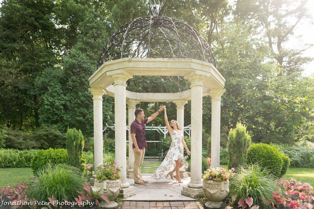 Sayen Gardens Engagement Session Engagement Session