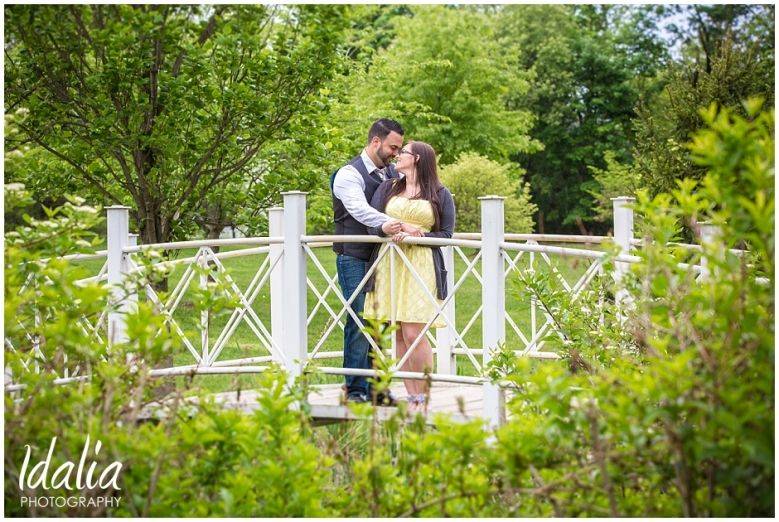 Sayen Gardens Winter Engagement Photos