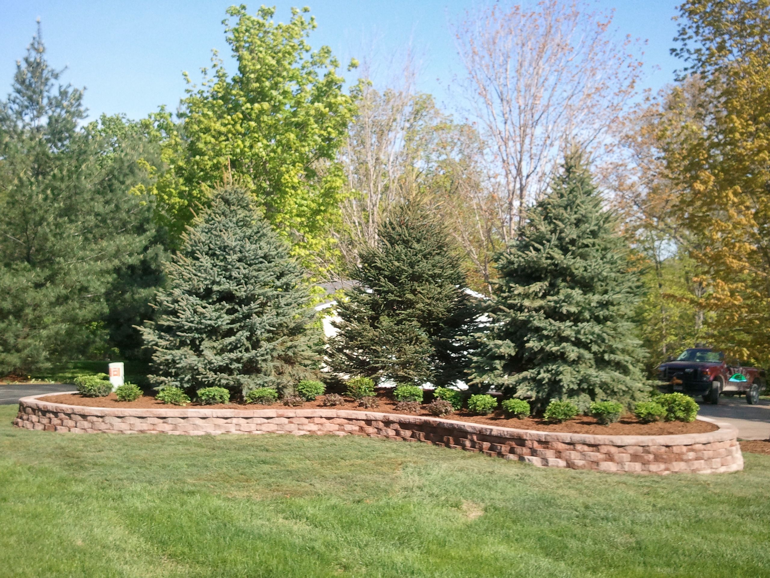 Mulch Berm