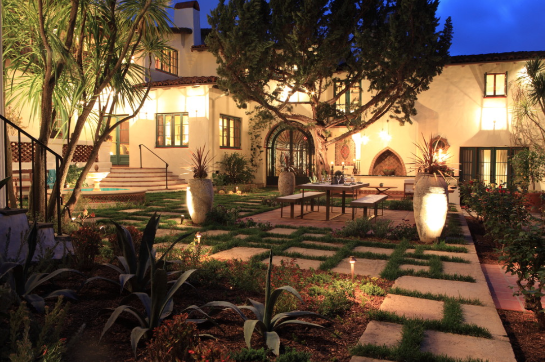 Terrace Spanish Style Patio Backyard