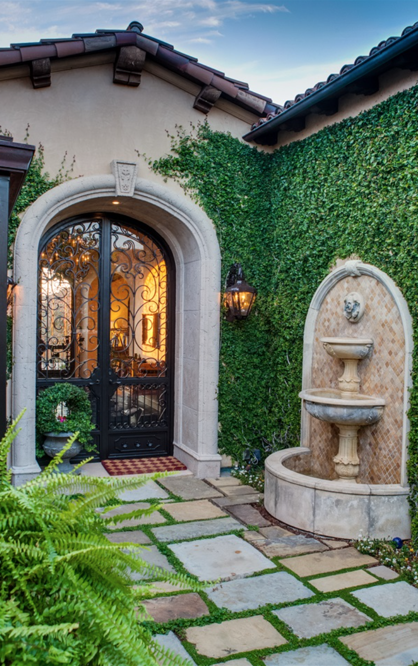 Spanish Courtyard Veranda Courtyard Flooring Material