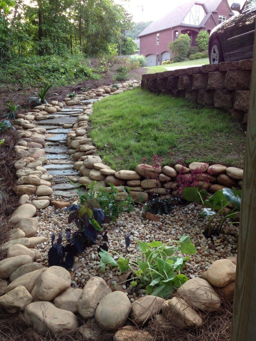 Creative Diy Rain Garden Steps