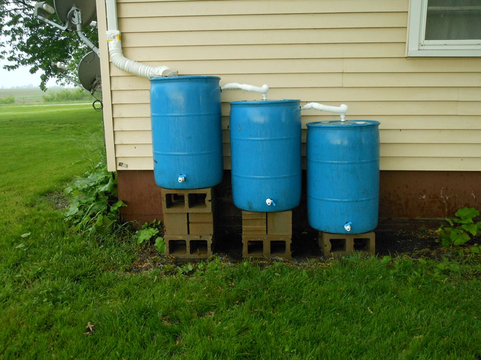 Rain Barrel Rain Water Collection System