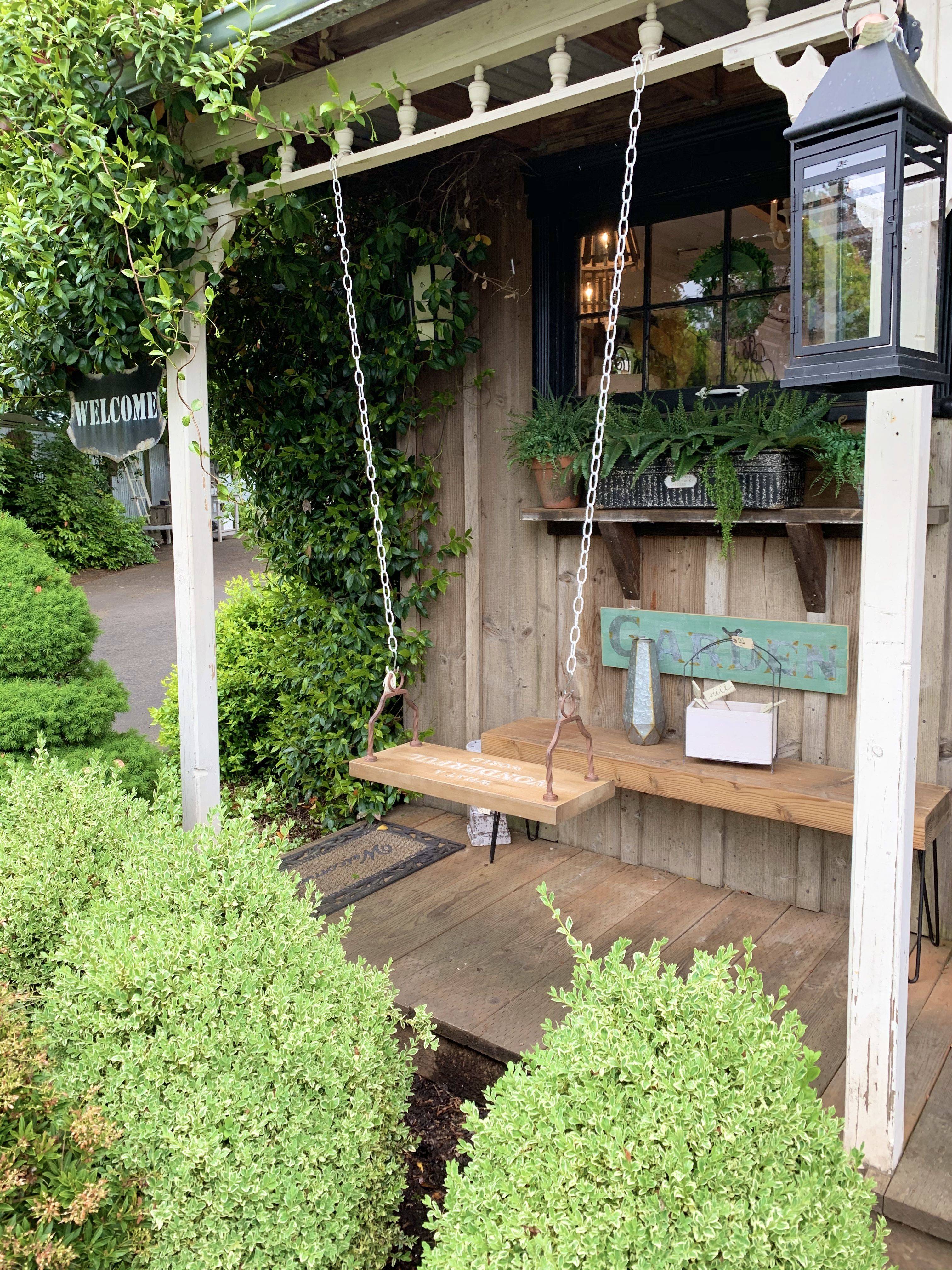 Inspiring Rustic Porch Swing Ideas