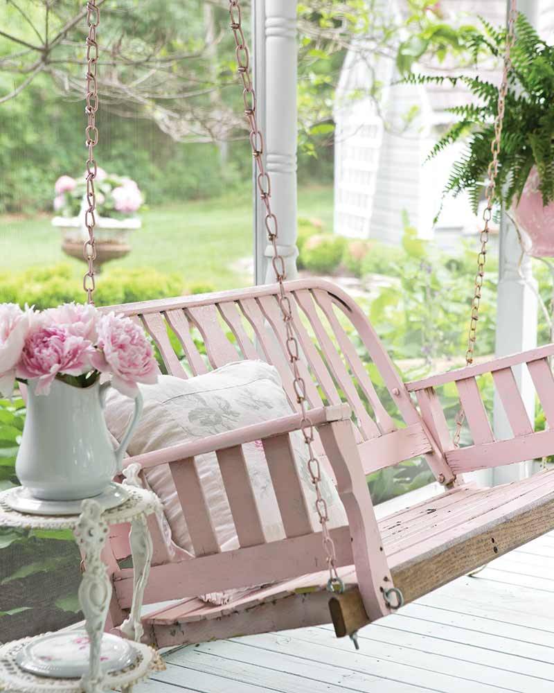 Wood Classic Porch Swing White