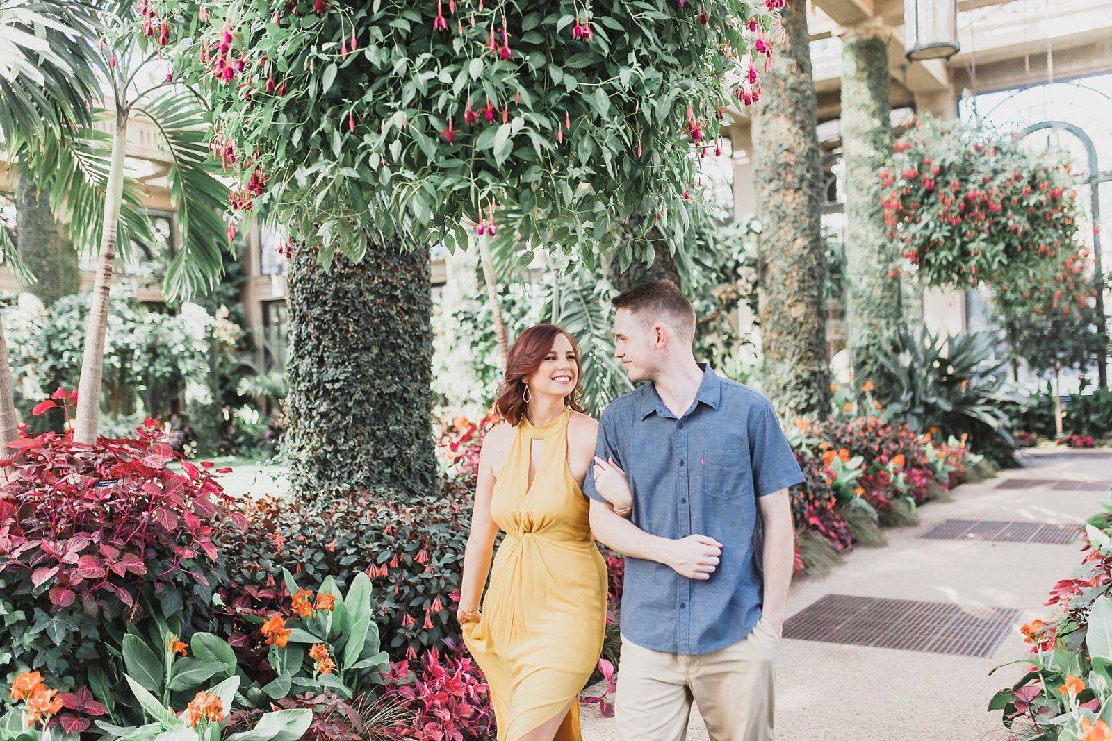 Longwood Gardens Engagement Session