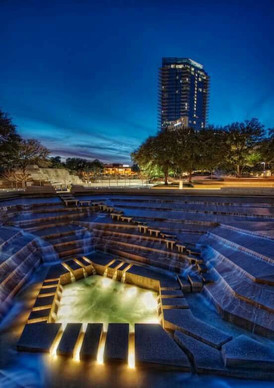 Fort Worth Water Gardens Water Architecture