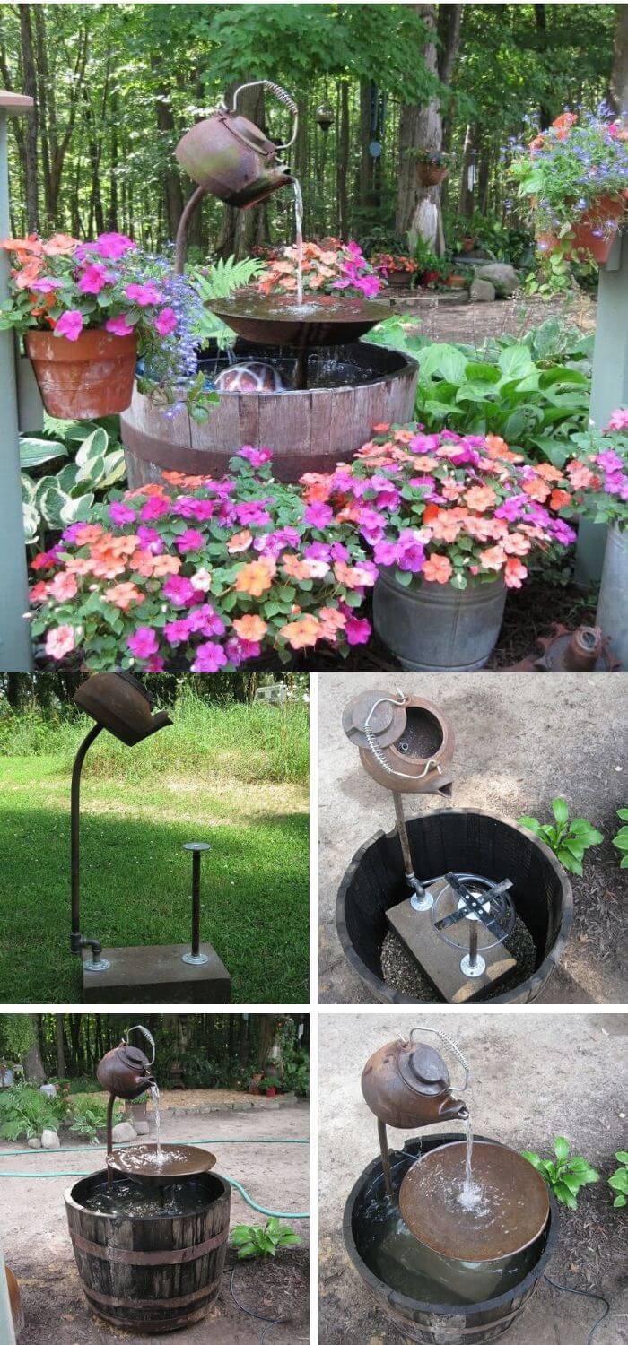 Awesome And Creative Diy Inspirations Water Fountains In Backyard