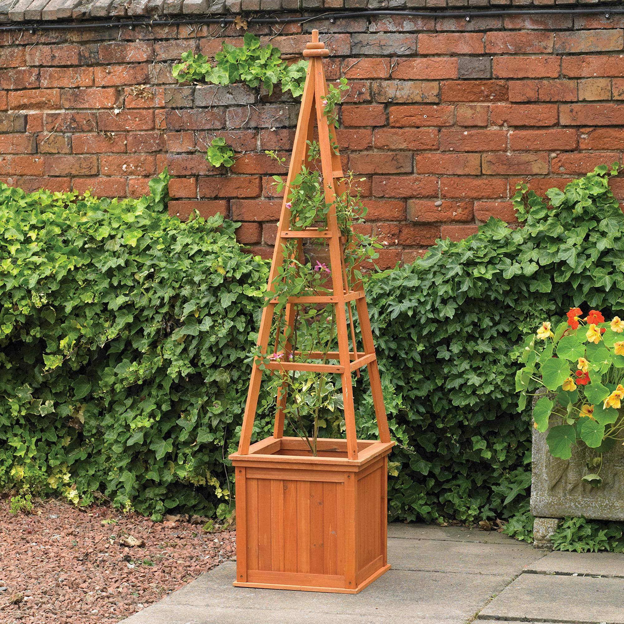 Large Wooden Garden Obelisk Garden Obelisk