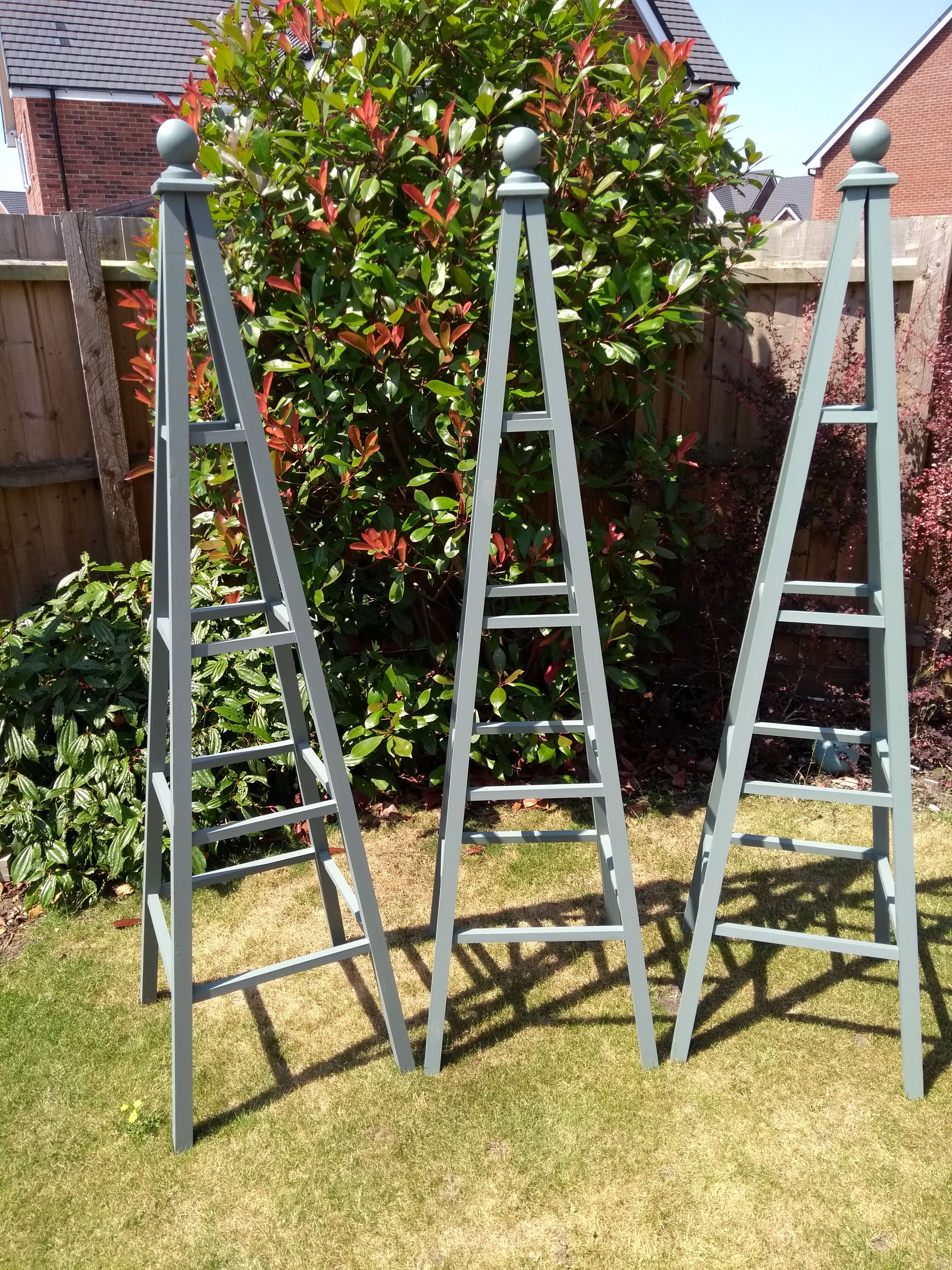 Wooden Garden Obelisk