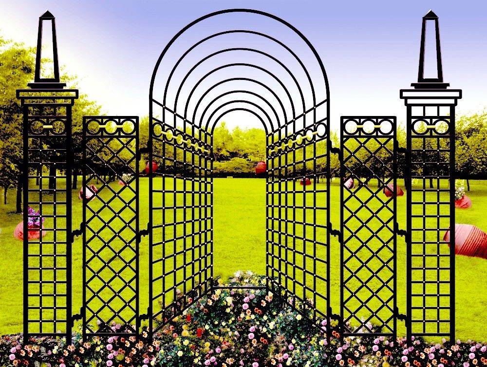 Gardman Classical Metal Garden Obelisk