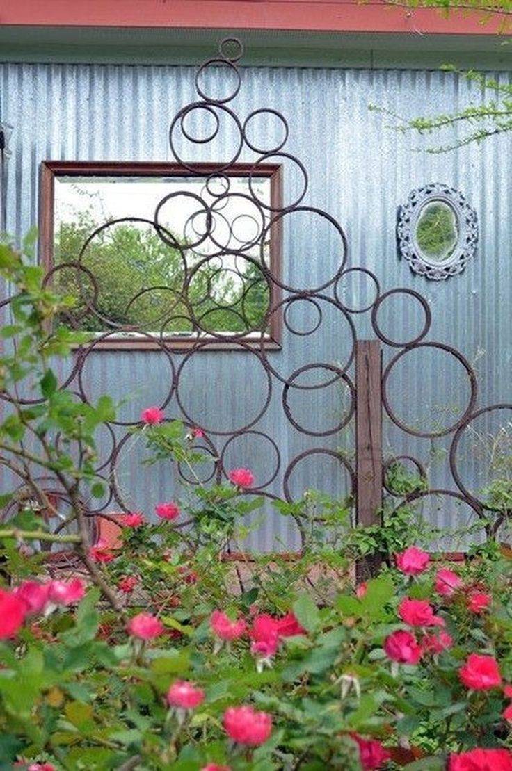 Metal Obelisk Trellis Ideas