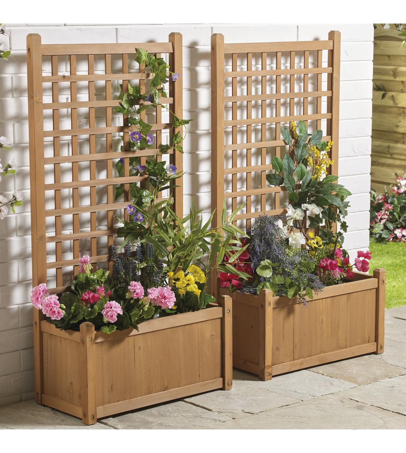 Pretty Privacy Fence Planter Boxes Ideas