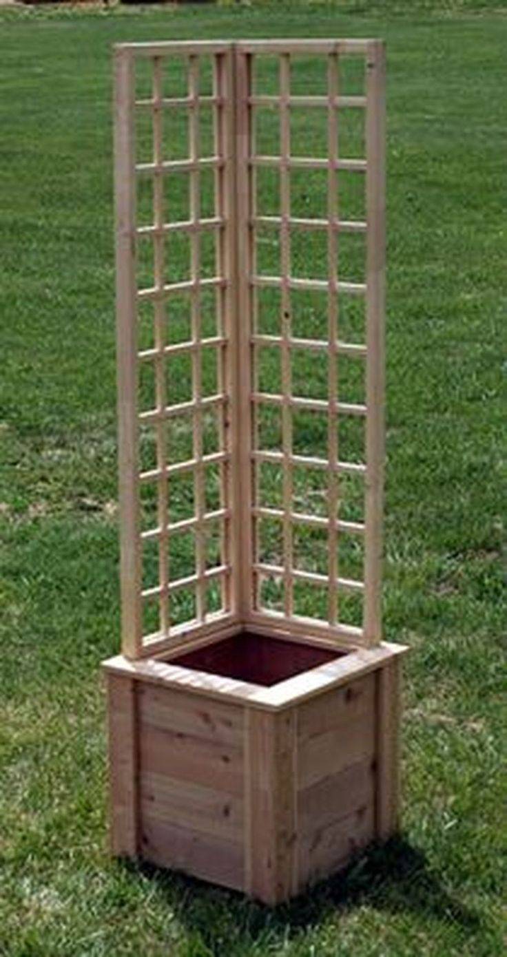 Outdoor Eucalyptus Configurable Privacy Screen Trellises