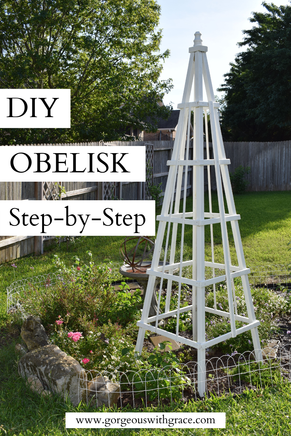 Diy Wooden Obelisk Plans