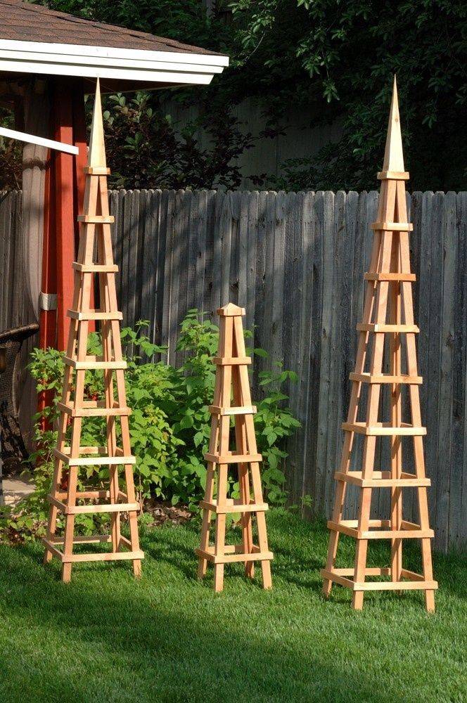 Wooden Garden Obelisk Gallery Painted Obelisks