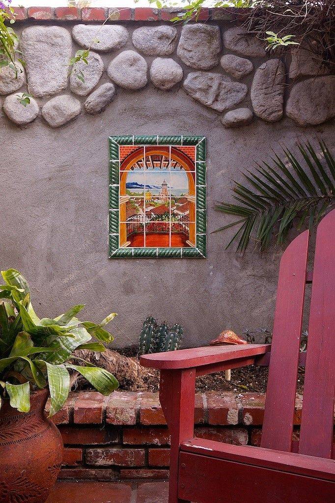 Mexican Tile Fountain Outdoor Wall Fountains