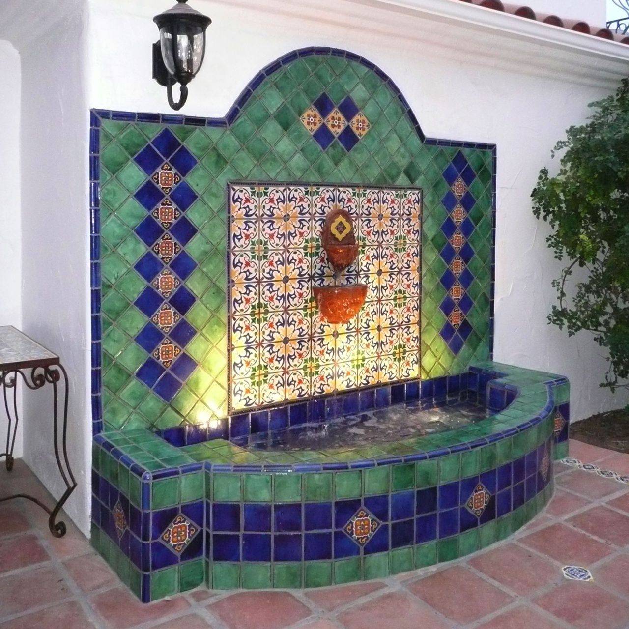 Mexican Tile Mural Art Outdoor Wall Decor