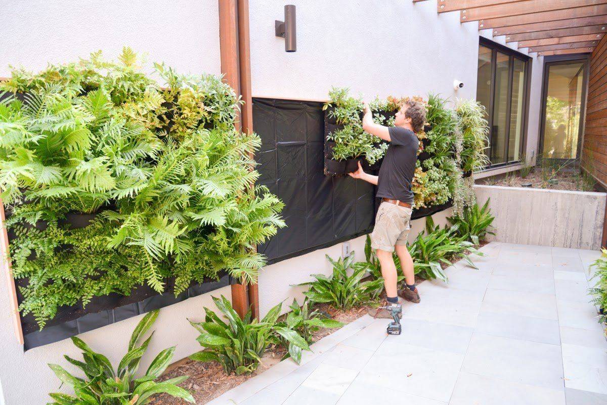 Small Vertical Garden Planting Panel Home And Garden Designs