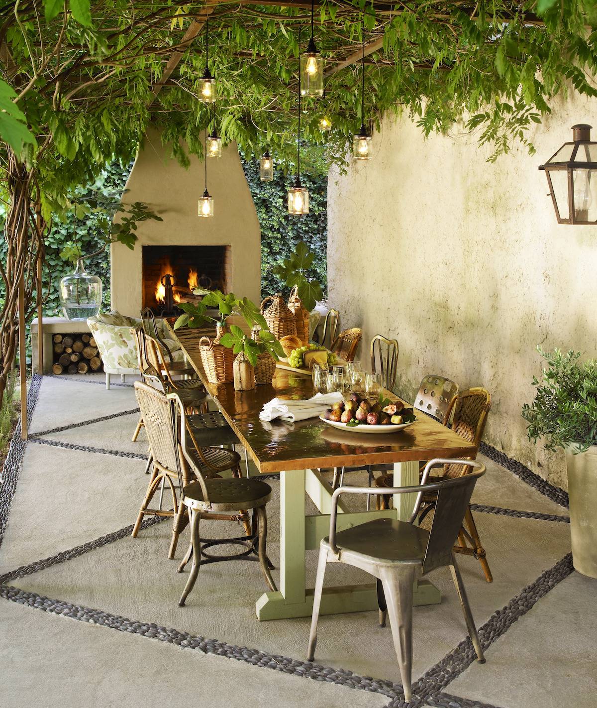 Courtyard Tuscan Style