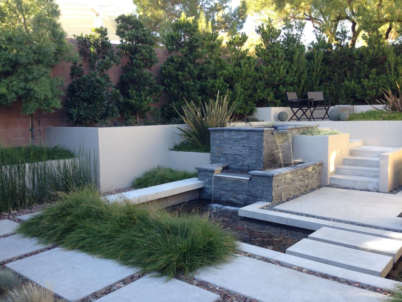 Lighted Garden Fountains