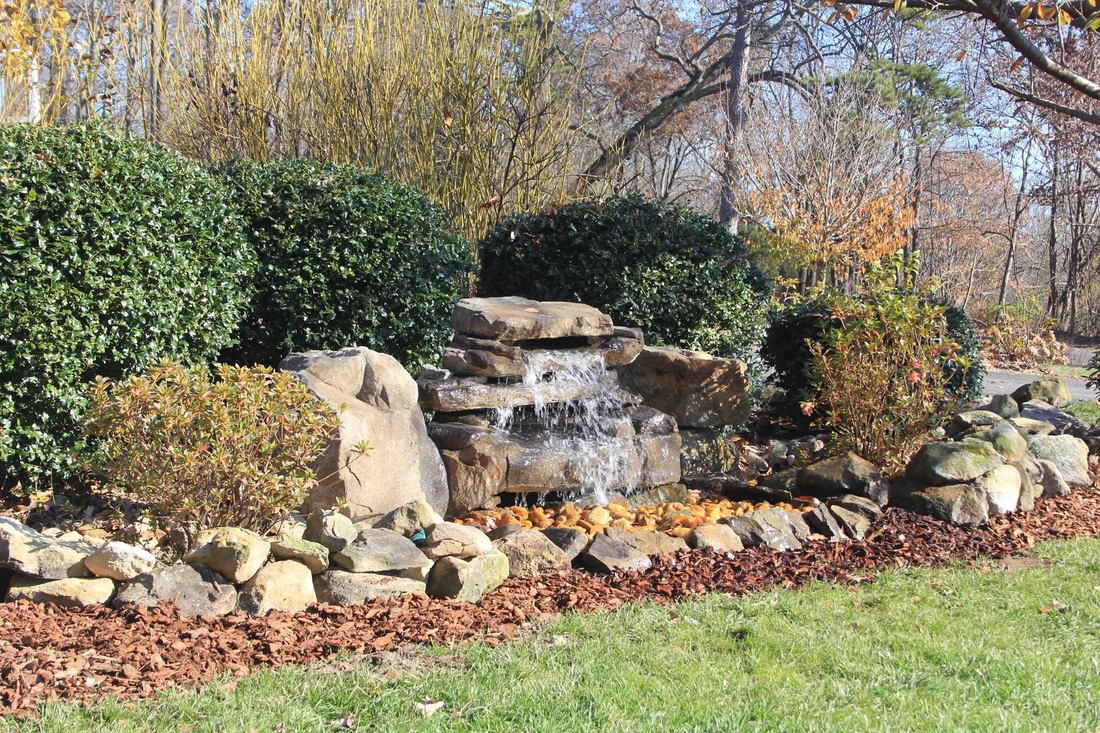 Lighted Garden Fountains