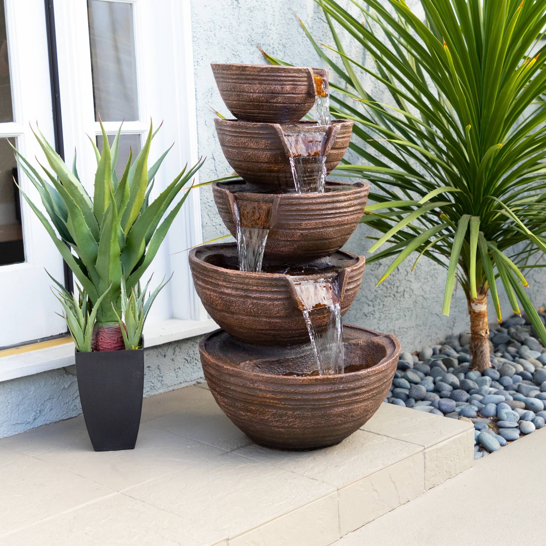Luxury Contemporary Outdoor Fountains Water Fountains Outdoor