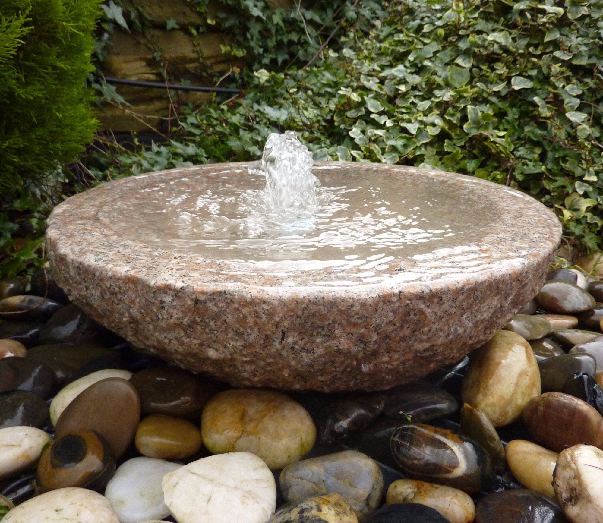 Rustic Low Bowl Planter Water Features
