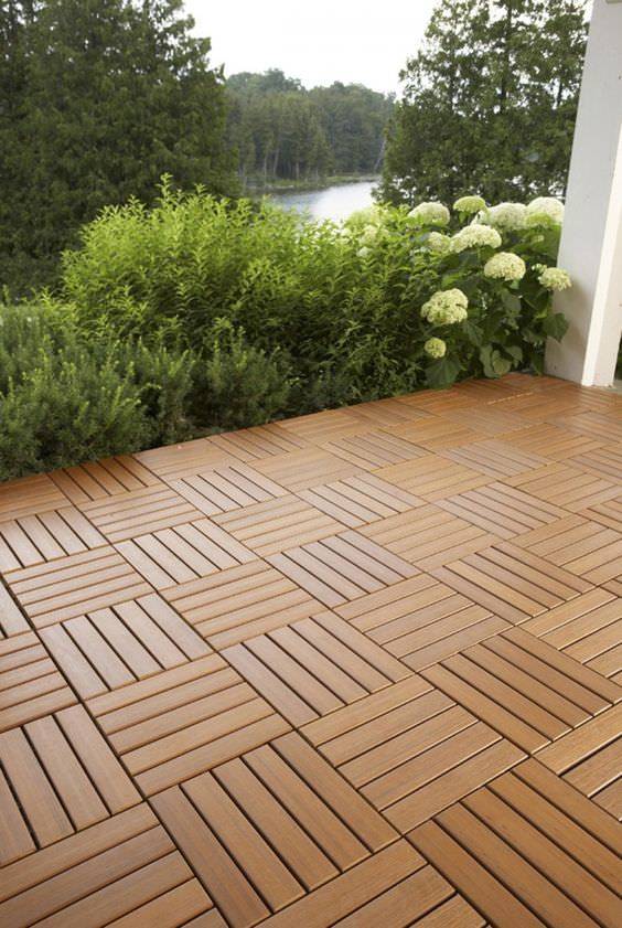 Ikea Acacia Deck Tiles