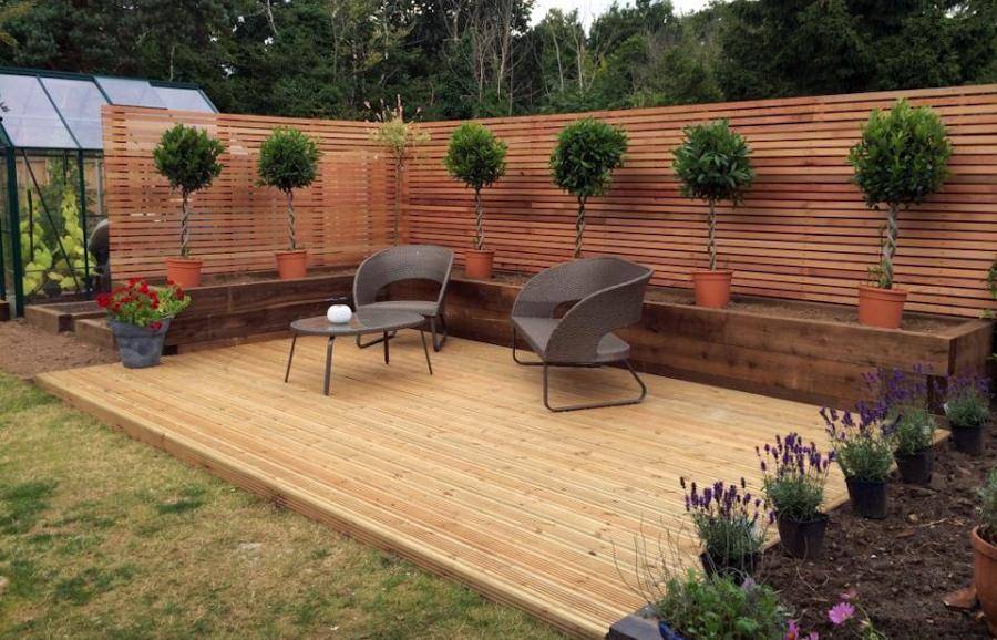 Brilliant Ideas Small Decked Garden