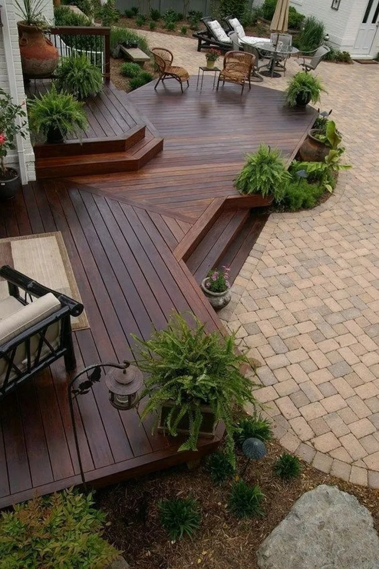 Gorgeous Wooden Deck Porch Design Ideas Httprejenghousecom