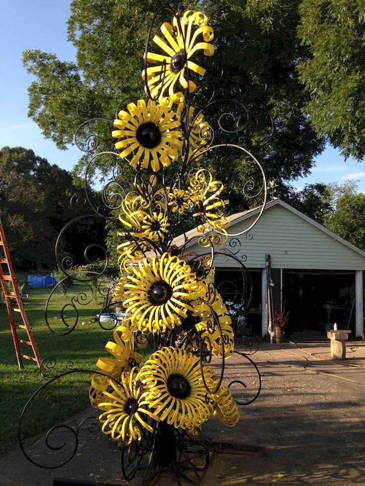 Unique The Best Metal Yard Art Ideas