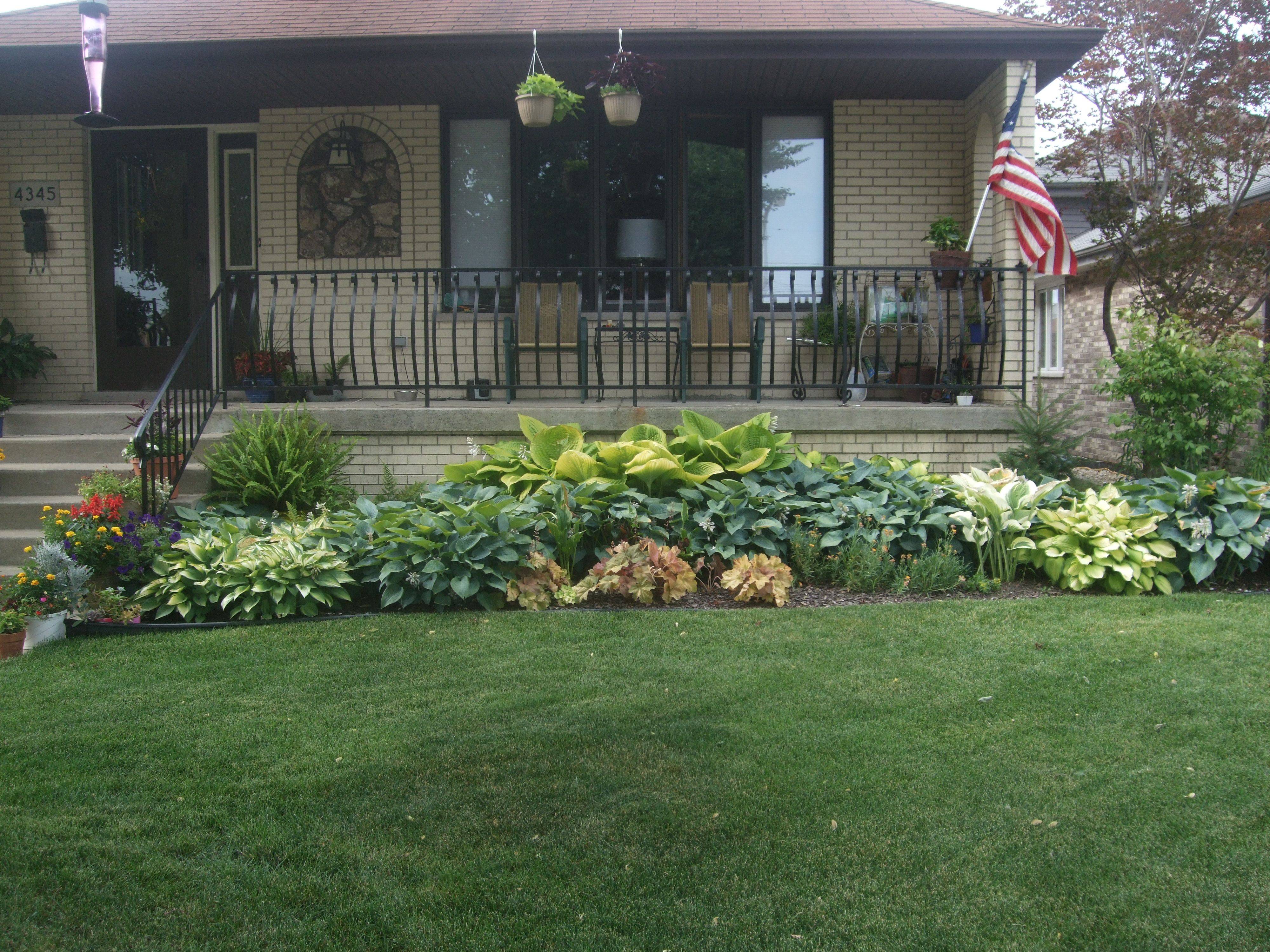 Front Yard Facing North Garden Design