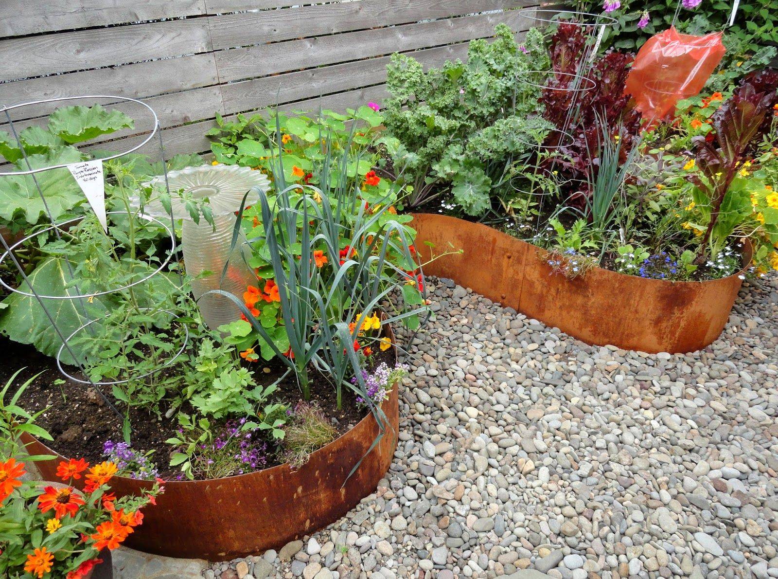 Raised Garden Bed Edging Ideas
