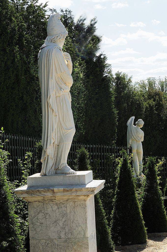 White Large Garden Statues
