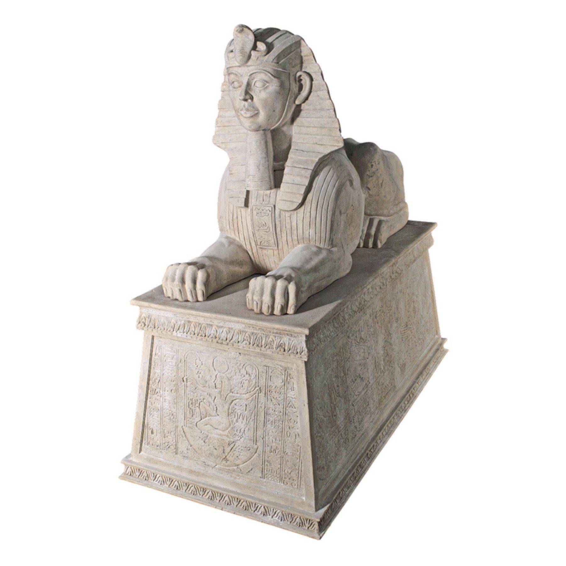 Hand Carved Greek Sphinx Statue For Garden Decoration