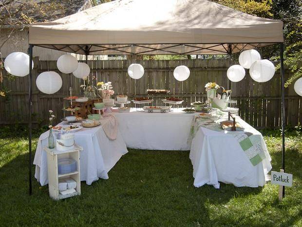 Wedding Backyard Reception
