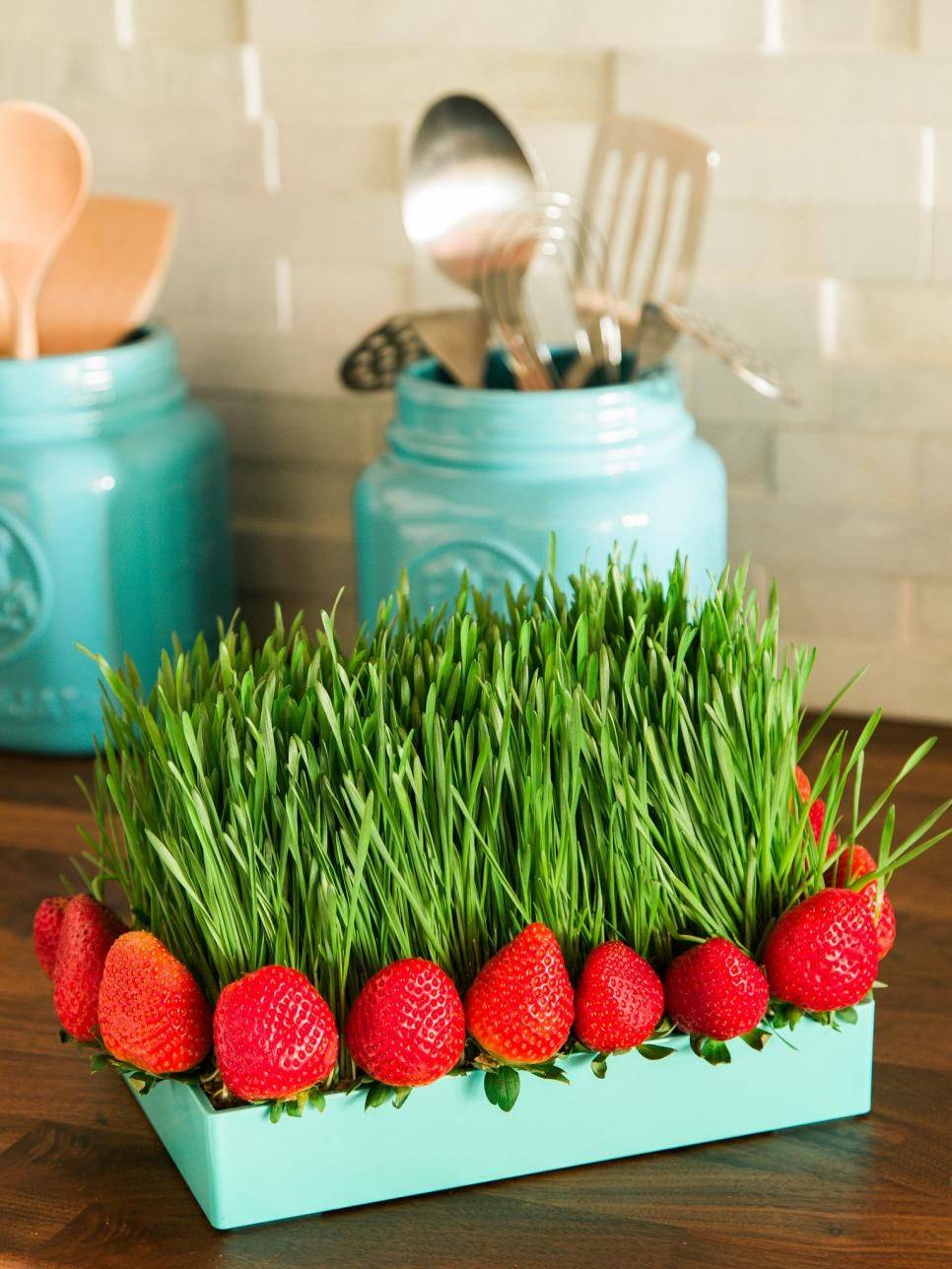 Wedding Centerpieces Bursting With Fruits And Vegetables Martha