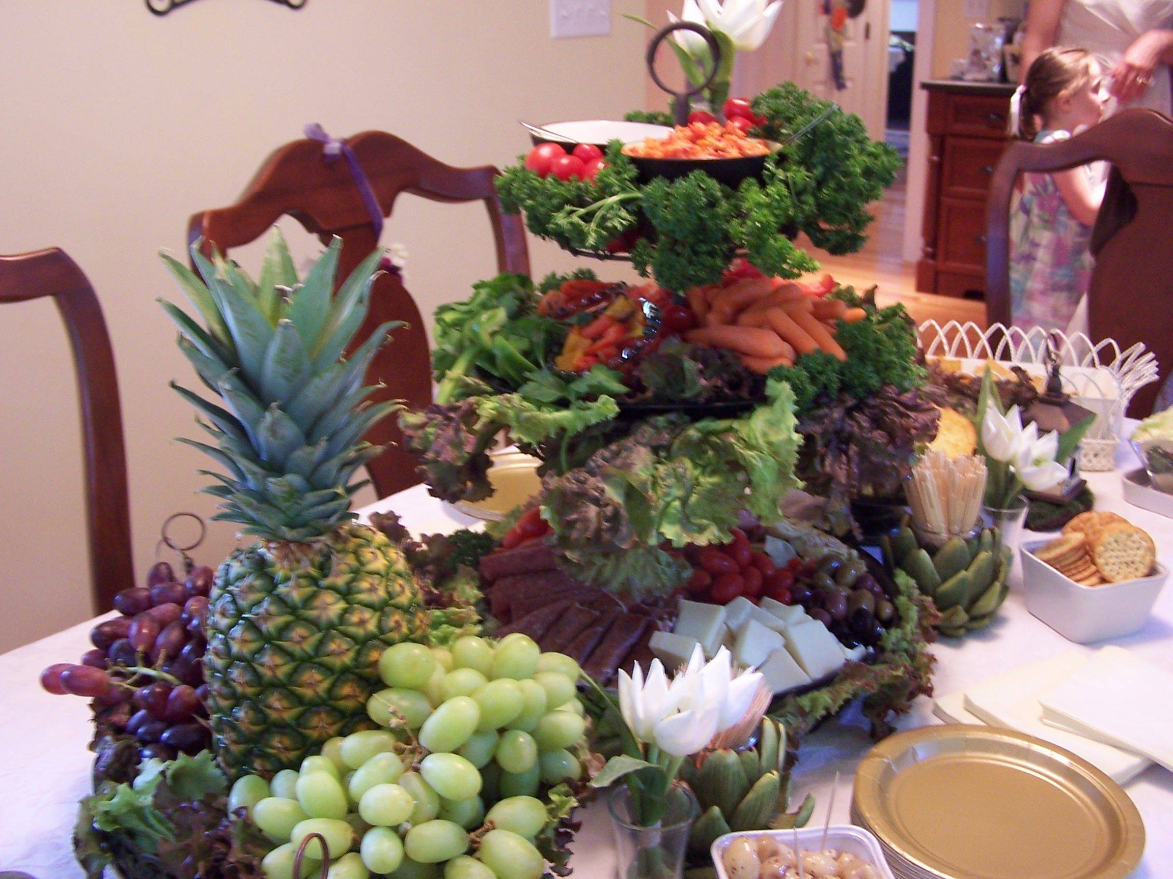 Vegetable Centerpiece Flower Centerpieces