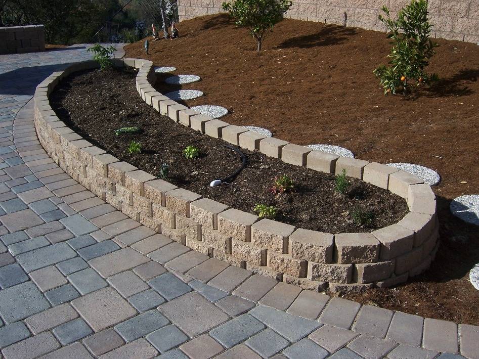 Beautiful Raised Flower Bed Stone Border Httpswwwonechitecture