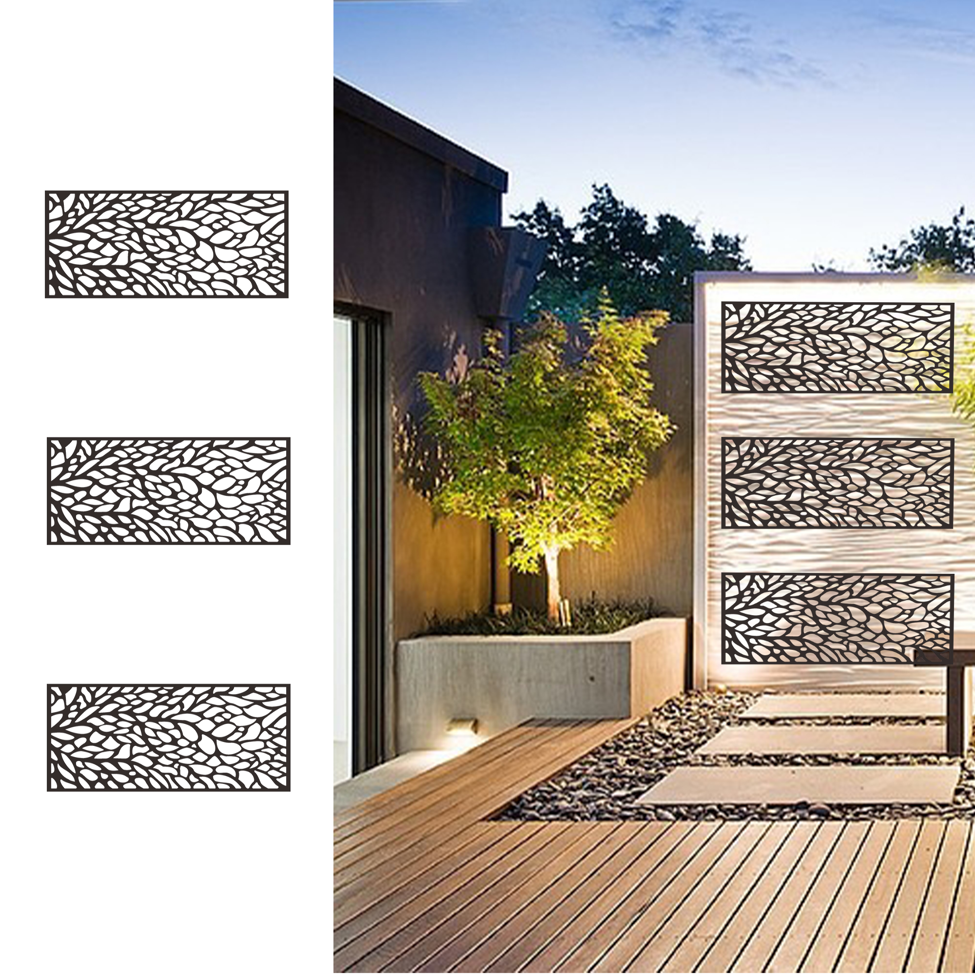 Project Gallery Outdoor Decorative Privacy Screens